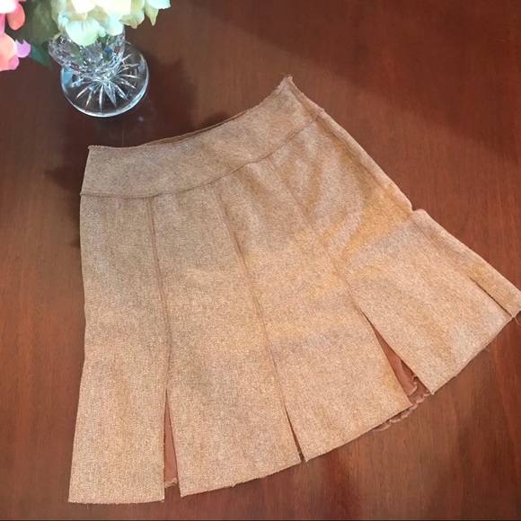 Vintage Dresses & Skirts - Vintage Tweed wool blend skirt lined in crepe